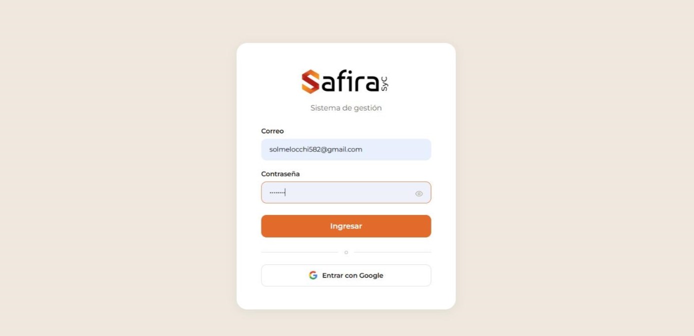 Safira sistema